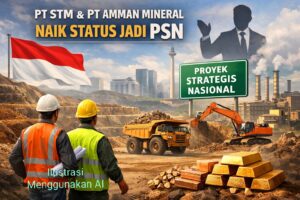 PT STM dan PT Amman Mineral Bakal Naik Status Jadi PSN