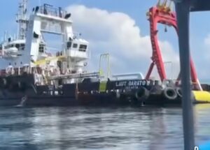 Warga Protes Kapal Tak Dikenal, PT. STM: Kami Sudah Kantongi Izin