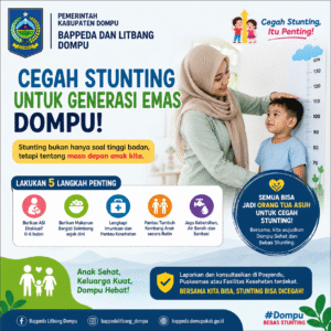Dompu Masuk 18 Besar Penurunan Stunting Nasional