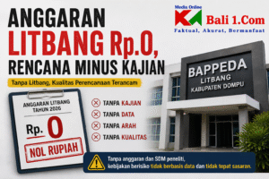 Anggaran Litbang Rp.0, Rencana Minus Kajian