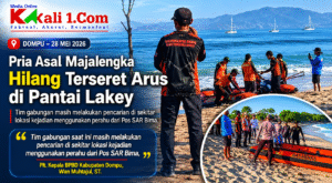 Pria Asal Majalengka Hilang Terseret Arus di Pantai Lakey