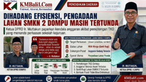 Di Hadang Efisiensi, Pengadaan Lahan SMKN 2 Dompu Masih Tertunda