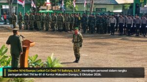 TNI di Dompu Kawal Program Presiden Prabowo Subianto Tapi Bukan Militerisasi?