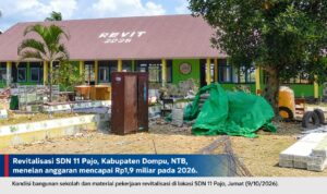 Revitalisasi SDN 11 Pajo Rp1,9 Miliar, Harapan Baru bagi 156 Siswa